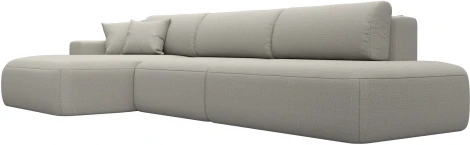 Диван угловой Лига-036 НПБ Модерн Лонг левый угол Лига Диванов (Рогожка) арт.125470L