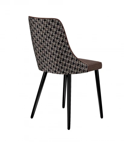 Стул DikLine 286 SB3/A2 шоколад, ножки черные 00-00080551 00-00080551