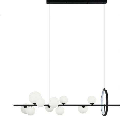 Подвесной светильник светодиодный Kink Light Иона 07608-10A,19(01) G9 10*5W+ Led 17W (220V, на проводе, шарики, молекулы)