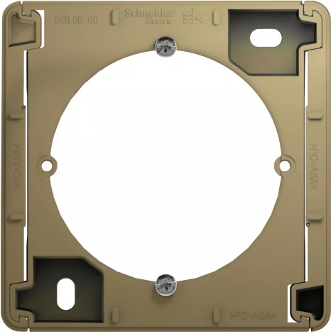 Коробка наружного монтажа (титан) Systeme Electric Glossa GSL000400