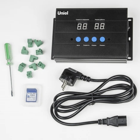 Контроллер TTL для управления RGB прожекторами серии ULF-L52 DC24V Uniel L52 линейные Wallwasher ULC-L52 RGB/DC24V BLACK