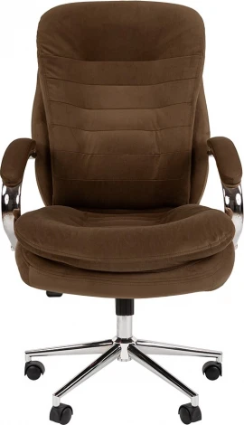 Компьютерное кресло CHAIRMAN HOME 795 (Металл,Пластик,Велюр/Коричневый)