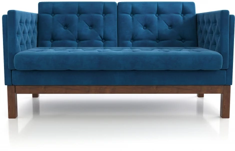 Диван Arsko Айверс М орех синий шенилл