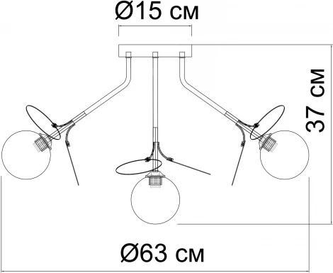 Подвесная люстра Arte Lamp Peacock A1369PL-7SG