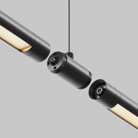 Прямой коннектор для системы Shelf без ввода питания Maytoni Accessories for system Shelf CA013IC-B (24V)