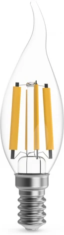 Лампочка светодиодная филаментная Gauss Filament 104801113 Свеча на ветру 13W 1100lm 2700К Е14 LED