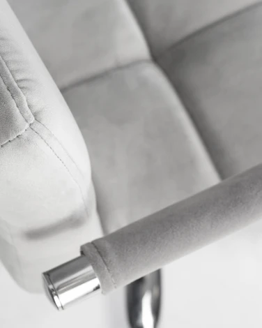 Офисное кресло для персонала TERRY (серый велюр (MJ9-75))