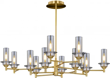 Потолочная люстра на штанге ILLUMICO IL5216-12PLS-24 HIGHBALL