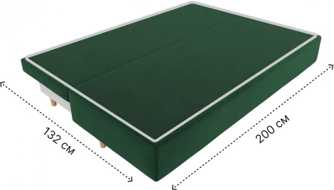 Диван прямой Лига-033 (Зеленый/Велюр) Лига Диванов арт.121091