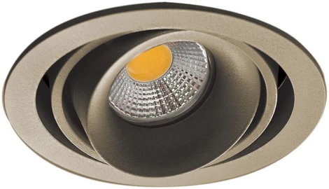 Встраиваемый светильник Donolux Lumme DL18615/01WW-R Champagne/Black (220V, круглые)