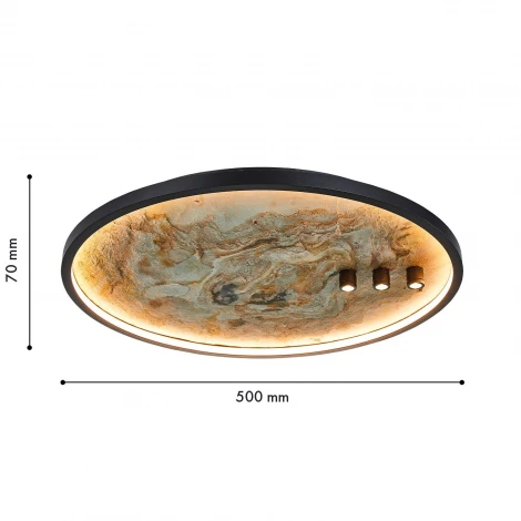 Потолочный светильник светодиодный Favourite Tallar 4861-3C LEDx35W + 8,5W 3000K