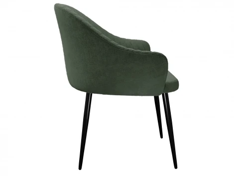 Стул DikLine 440 TW14 зеленый, ножки черные арт.00-00079930
