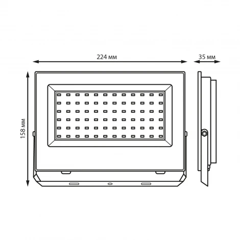 Прожектор уличный светодиодный Gauss GFD005