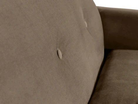 Диван Italia ОГОГО (арт.339429), (Ткань/Коричневый)