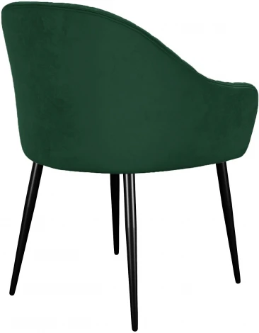 Стул DikLine 440 K13 изумруд, ножки черные арт.00-00079559