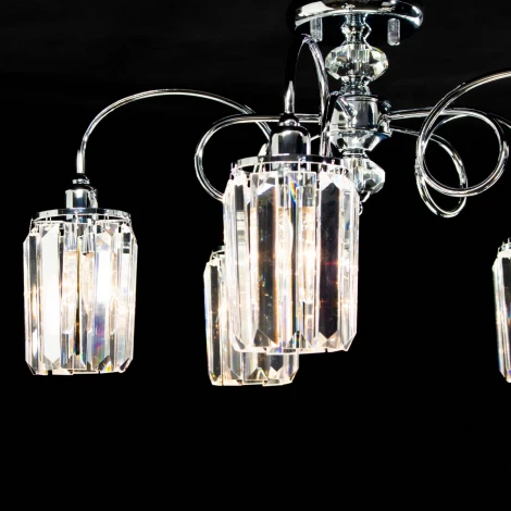 Потолочная люстра Citilux Синди CL330151 (220V, хрусталь)