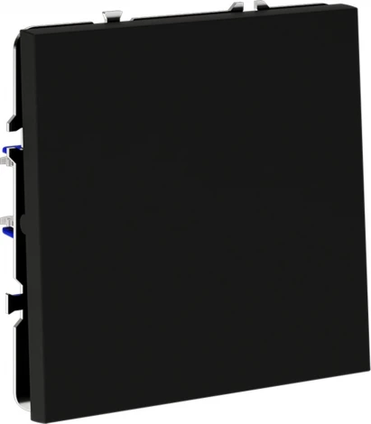 Перекрестный переключатель одноклавишный (черный матовый) Voltum S70 VLS010508