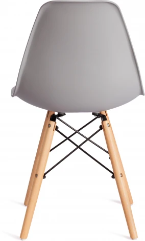 Стул CINDY (EAMES) (mod. 1801) / 2 шт. в упаковке Tetchair (Дерево бук,Металл,Пластик/Серый) арт.24422