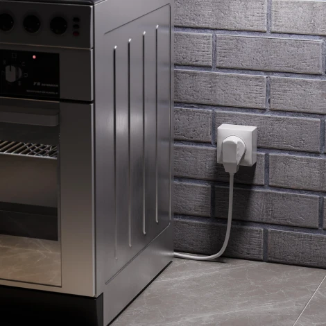 Комплект: розетка с вилкой для электроплиты 32А 250В, коробка в стену (белый) Werkel W1189201 (a053500)