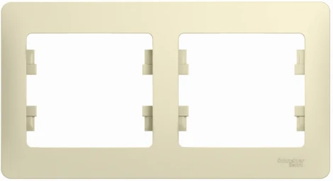 Рамка на 2 поста (бежевый) Systeme Electric GSL000202