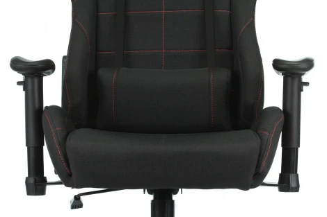 Кресло игровое Zombie 771N черный с подголов. крестовина металл черный