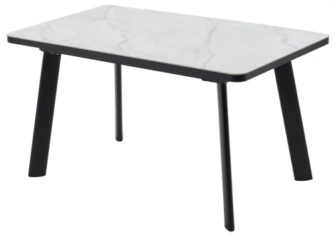 Стол НОРД 140 ОНИКС, керамика / Черный каркас M-City 64764