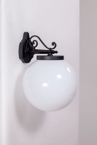 Настенный фонарь уличный Oasis Light 88202L Bl (220V, шар, IP44)