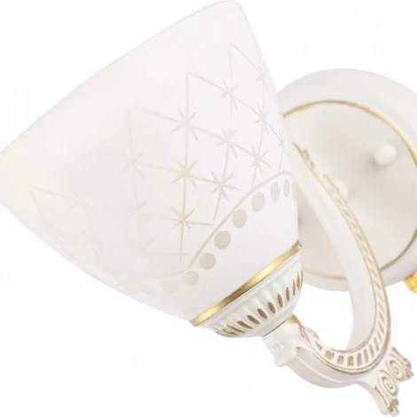 Бра с выключателем Arte Milano AM343837 343837/1W WT+G (220V)