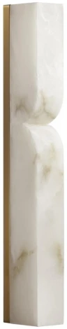 Настенный светильник Odeon Light Marbella 6685/15WL латунь/металл/алебастр IP20 LED 15W 3000/4000