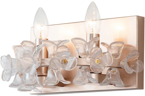 Бра Favourite Palmira 2967-2W (220V, свеча, цветы)