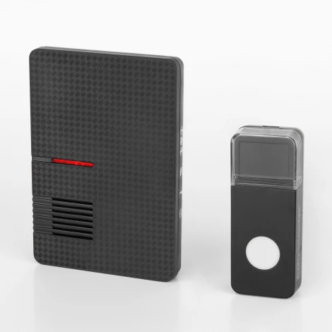 Звонок дверной беспроводной Elektrostandard, черный, 36 мелодий, IP44