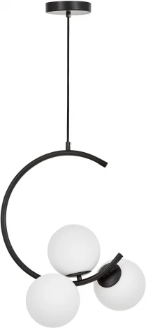 Подвесной светильник Lumina Deco Bonio LDP 7031-3 BK (220V, на проводе, шарики)