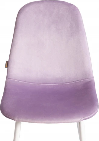 Стул BREEZE (mod. JSC-58) / 1 шт. в упаковке (Велюр,Металл  /Лавандовый,Белый)