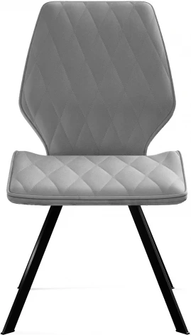 Стул 243 B22 GREY поворотный/ ножки черные Dikline 00-00061453