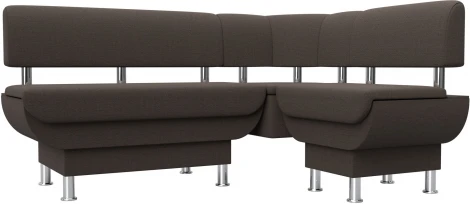 Диван кухонный угловой Альфа правый угол Лига Диванов (Рогожка) арт.123815