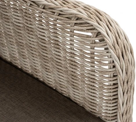 "Гляссе" кресло плетеное из искусственного ротанга, цвет бежевый 4SIS арт.УТ-00006458