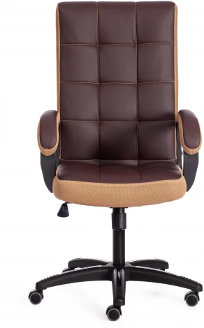Кресло TRENDY (22) кож/зам/ткань, коричневый/бронзовый, 36-36/21 Tetchair 19516