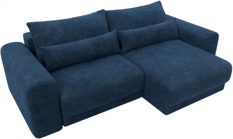 Диван угловой Лига-056 НПБ угол универсальный Лига Диванов (Велюр) арт.129161