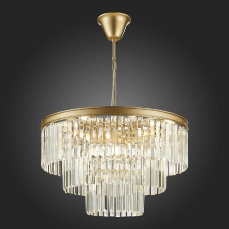 Подвесная люстра каскадная ST Luce Ercolano SL1624.203.12 (220V, подвески, на цепи)