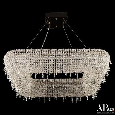 Подвесная люстра светодиодная APL LED Rimini S504.0.80.B.4000.Gold