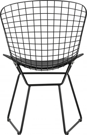 Стул обеденный Bertoia черный с черной подушкой 4 шт Stool Group (арт.УТ000037503)