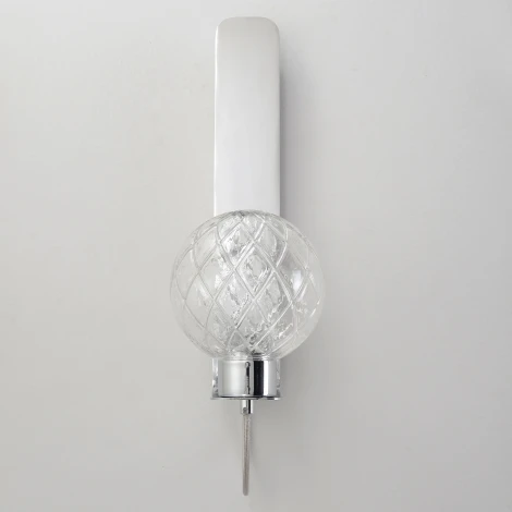 Бра Crystal Lux BELLA AP1 CHROME (LED, 220V, шар)