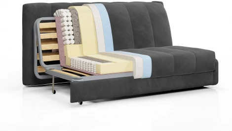 ВЕНЕЦИЯ Кровать-диван прямой бежевый, 120 D1 furniture арт.AAA41384002