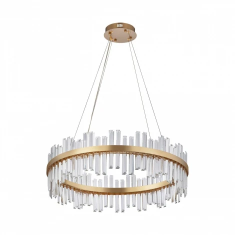 Подвесная люстра Arte Milano Venezia 312033/D800 BS (регулировка яркости, LED, 220V, хрусталь, пульт управления, на тросе, круглые)