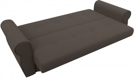 Диван-книжка Лига-019 (Коричневый/Рогожка) Лига Диванов арт.124989