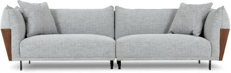 Диван Dongo ОГОГО Обстановочка! (Рогожка/Светло-серый) арт.909280