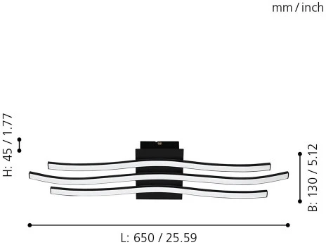 Потолочная люстра Eglo Roncade 1 99321