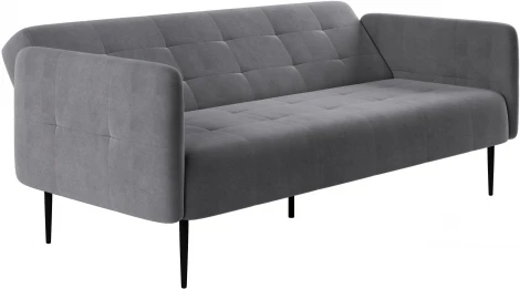 Monaco диван-кровать прямой с подлокотниками, трехместный, бархат 03 Top Concept арт.14091