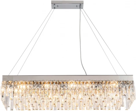 Подвесная люстра Indigo LACRIMA V000361 (220V, хрусталь, на тросе)