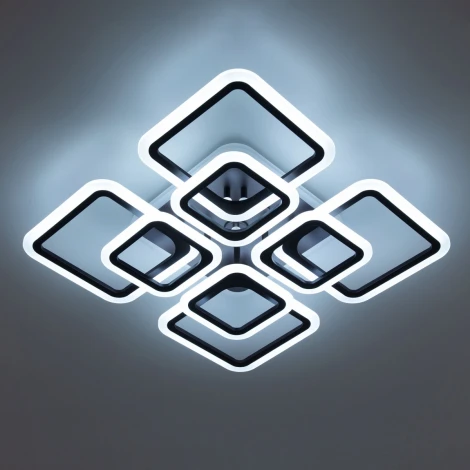 Потолочная люстра RGB Citilux Марсель CL232A185E (LED, 220V, голосовое управление, пульт управления, управление смартфоном, умный дом - Алиса)